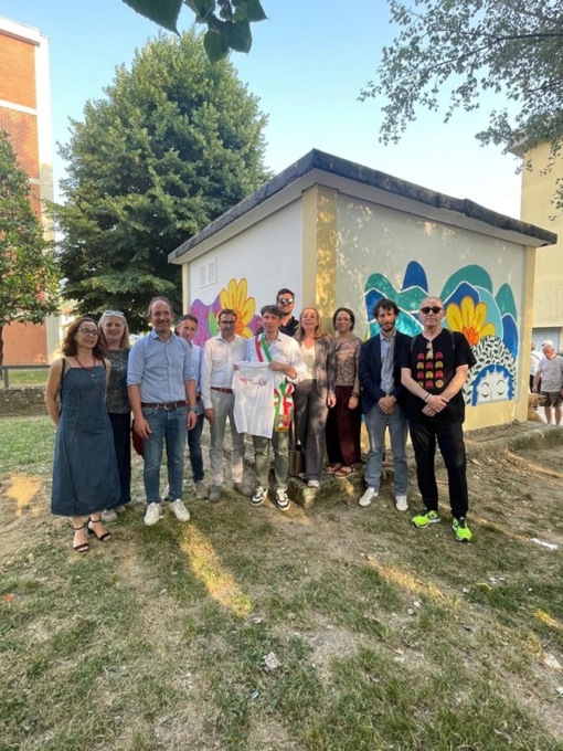 Rufina, street art in memoria di Eleonora, la cabina elettrica diventa opera d’arte