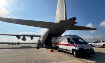 Quattro missioni tra Gaza e la Macedonia del Nord. 35 persone trasferite negli ospedali italiani