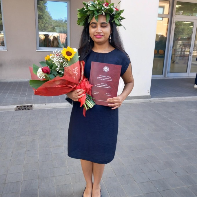 Si è laureata studentessa affetta da disabilità visiva