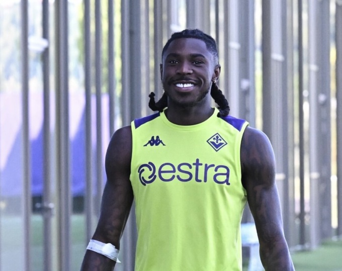 Fiorentina, i sorrisi al primo giorno di ritiro. Di Kean il più radioso