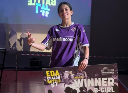 Chiara Ceseri si conferma campionessa Italiana di Breakdance nella categoria 16/18 anni