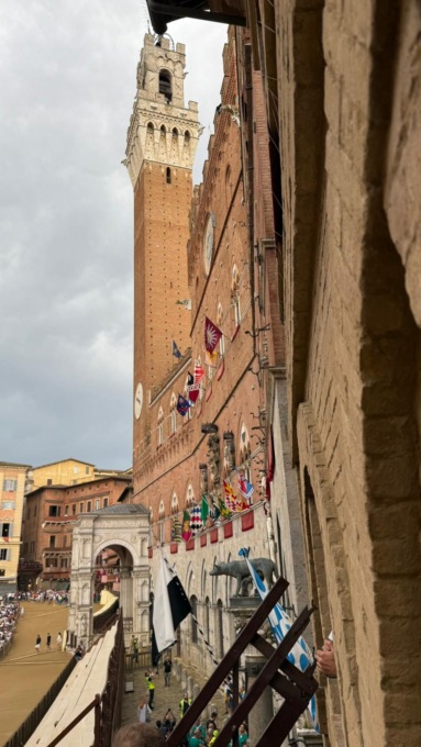 Rimandato il Palio del 2 luglio 2025, esposta la bandiera verde alle trifore di Palazzo Pubblico