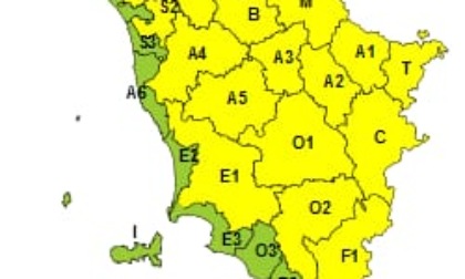 Maltempo in arrivo sulla Toscana