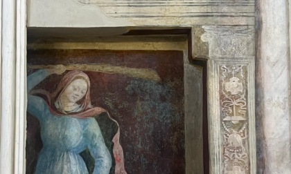 Scoperto in Lucchesia un affresco del 'misterioso' Maestro del tondo Lathrop