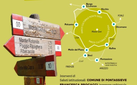 Monte Giovi, ecco la nuova carta dei sentieri