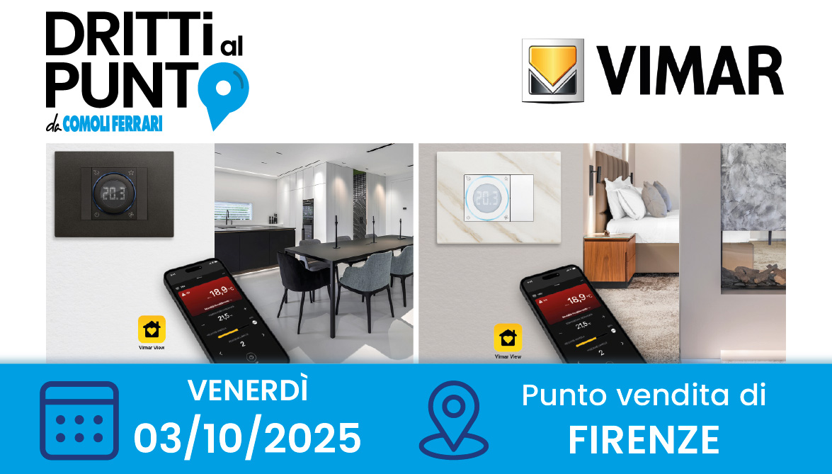Sei un impiantista? Partecipa a dritti al punto con Vimar