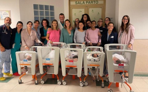 Festa all’ospedale di Grosseto, sei parti in poche ore