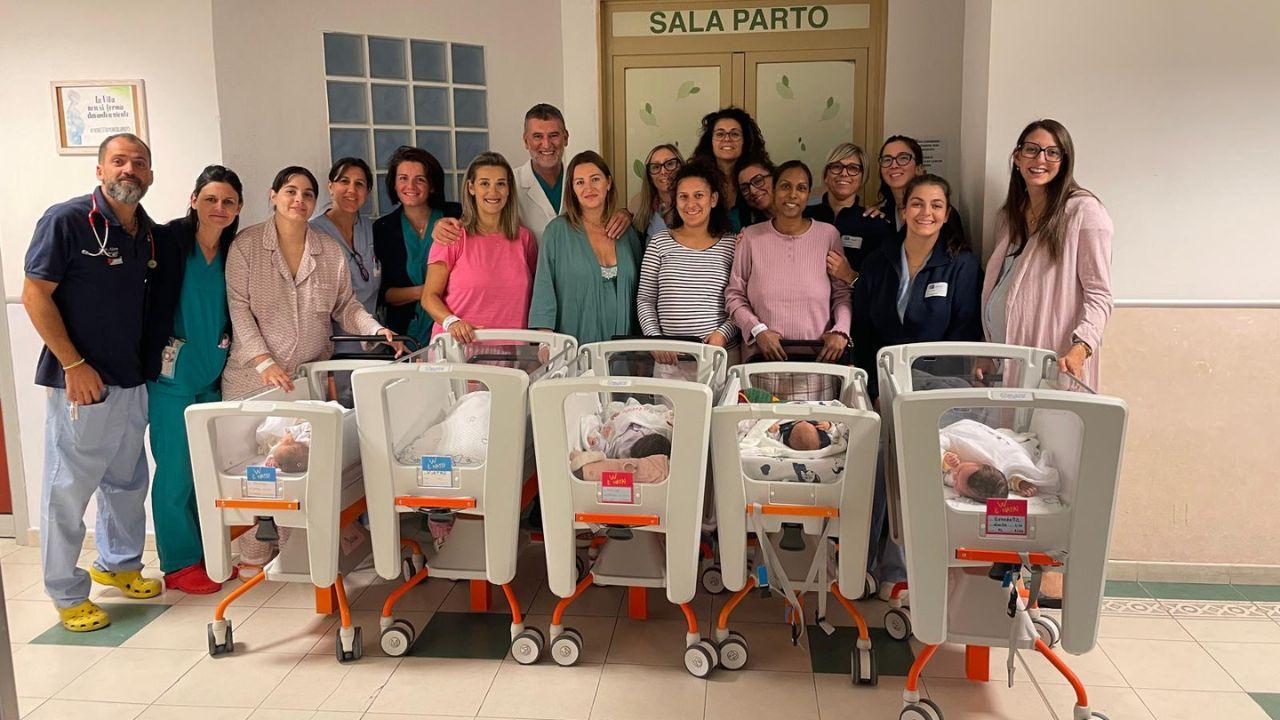 Festa all’ospedale di Grosseto, sei parti in poche ore