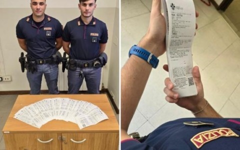 False multe, sorpreso presunto autore