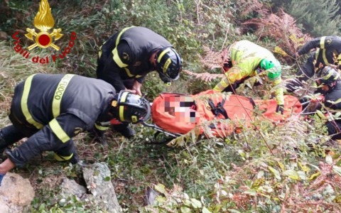 Escursionista 70enne salvata dai vigili del fuoco