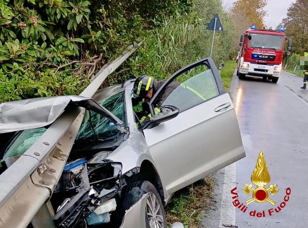 Incidente tra quattro auto sulla statale 61bis
