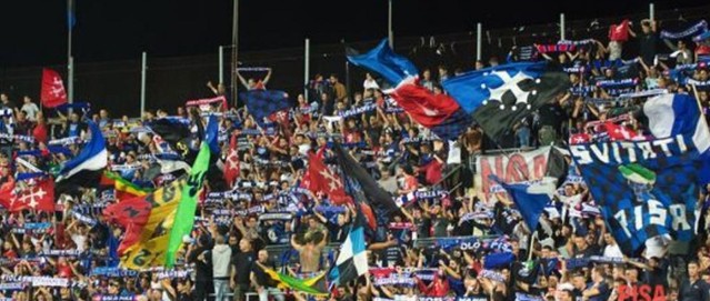 I tifosi del Pisa fanno ricorso al Tar contro il divieto di trasferte