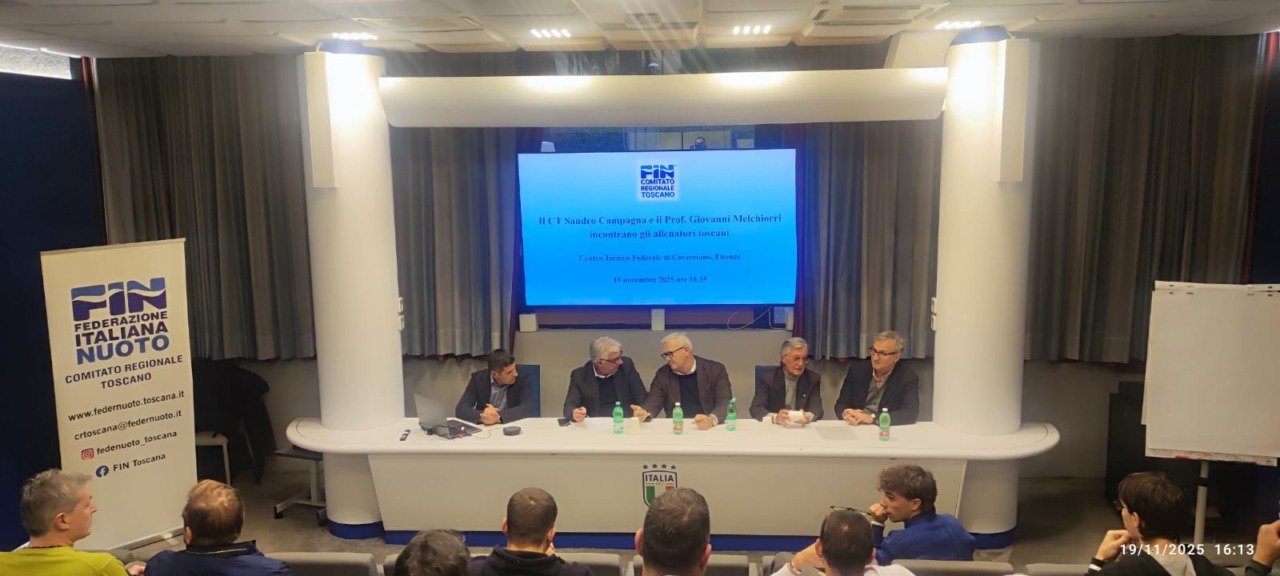 Pallanuoto, il Ct Campagna a Coverciano con i tecnici toscani