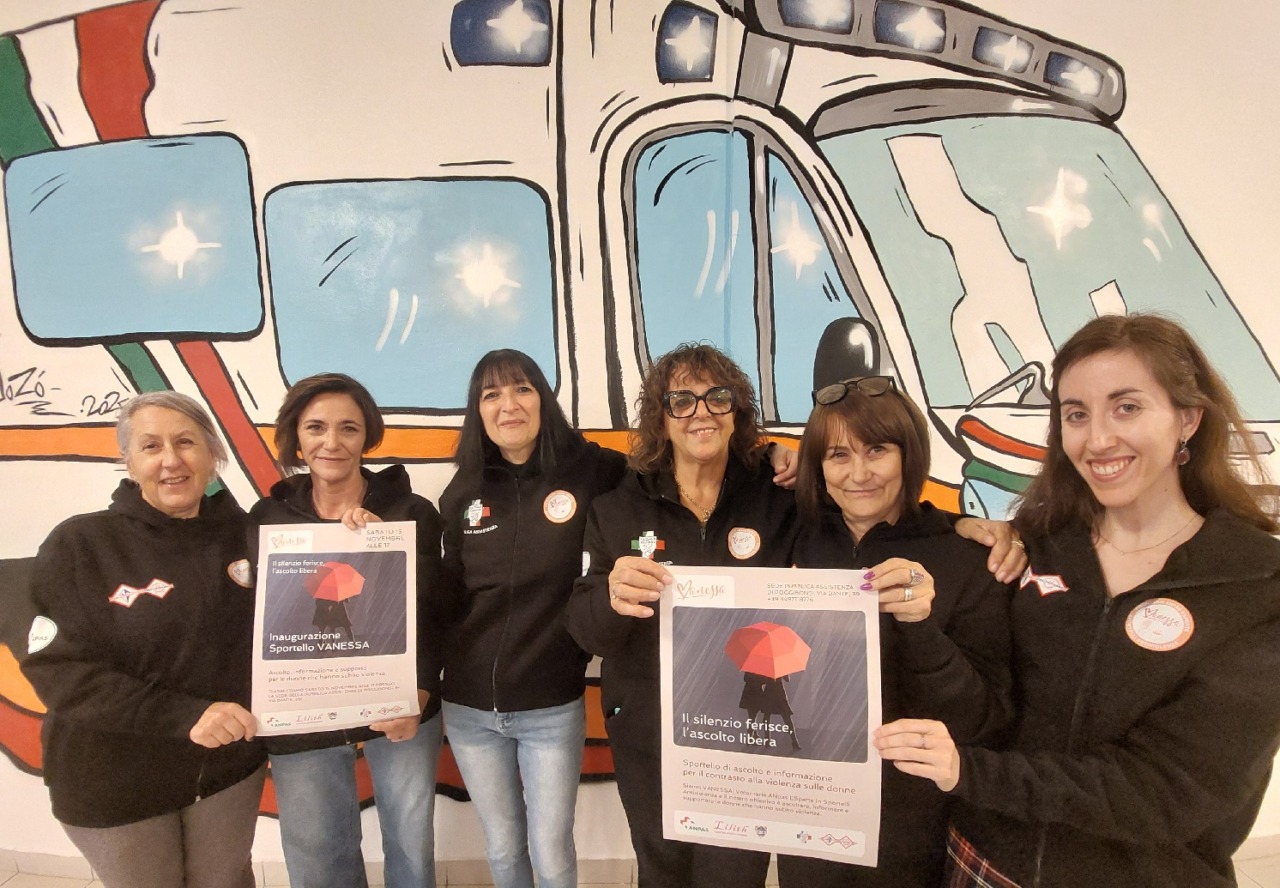 Aperto lo sportello Anpas per ascoltare le donne vittime di violenza