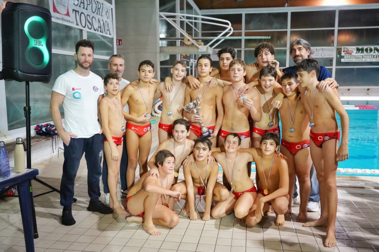 Pallanuoto giovanile, l’under 14 vince il torneo Calcaterra