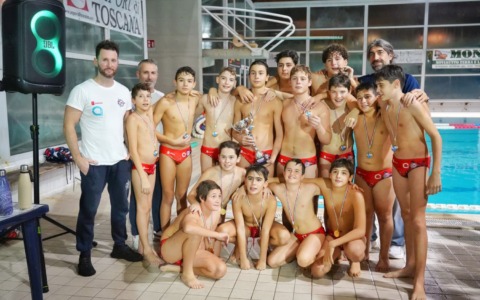 Pallanuoto giovanile, l’under 14 vince il torneo Calcaterra