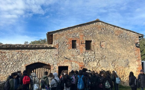 Studenti in visita a Casa Giubileo