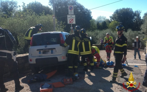 Investito dalla sua auto, postino grave a Careggi