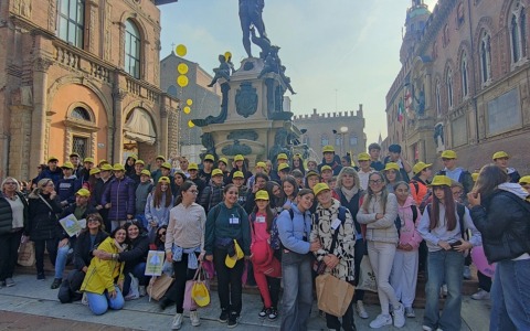 Studenti di Borgo a Buggiano e Pescia in visita al Villaggio Coldiretti di Bologna