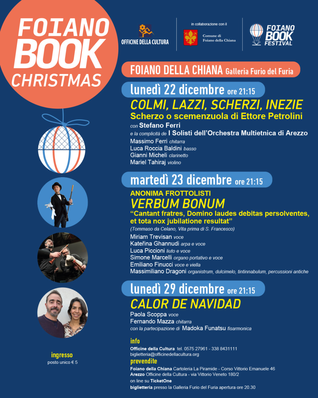 Calor de Navidad: concerto argentino a Foiano della Chiana per Foiano Book Christmas