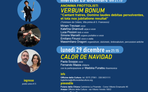 Calor de Navidad: concerto argentino a Foiano della Chiana per Foiano Book Christmas