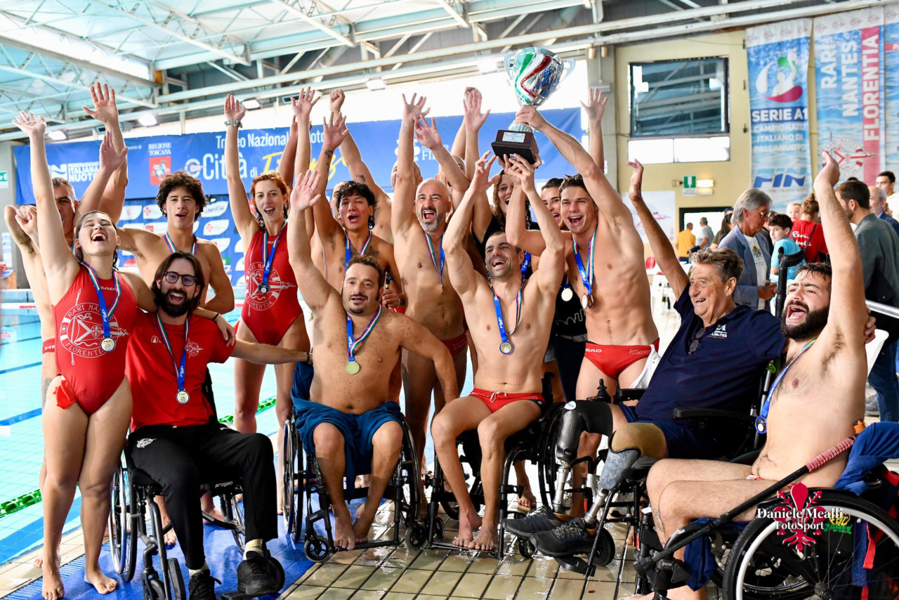 Pallanuoto paralimpica, la Rari Nantes in vasca per la Supercoppa Italiana