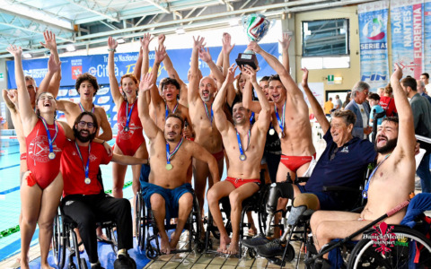 Pallanuoto paralimpica, la Rari Nantes in vasca per la Supercoppa Italiana