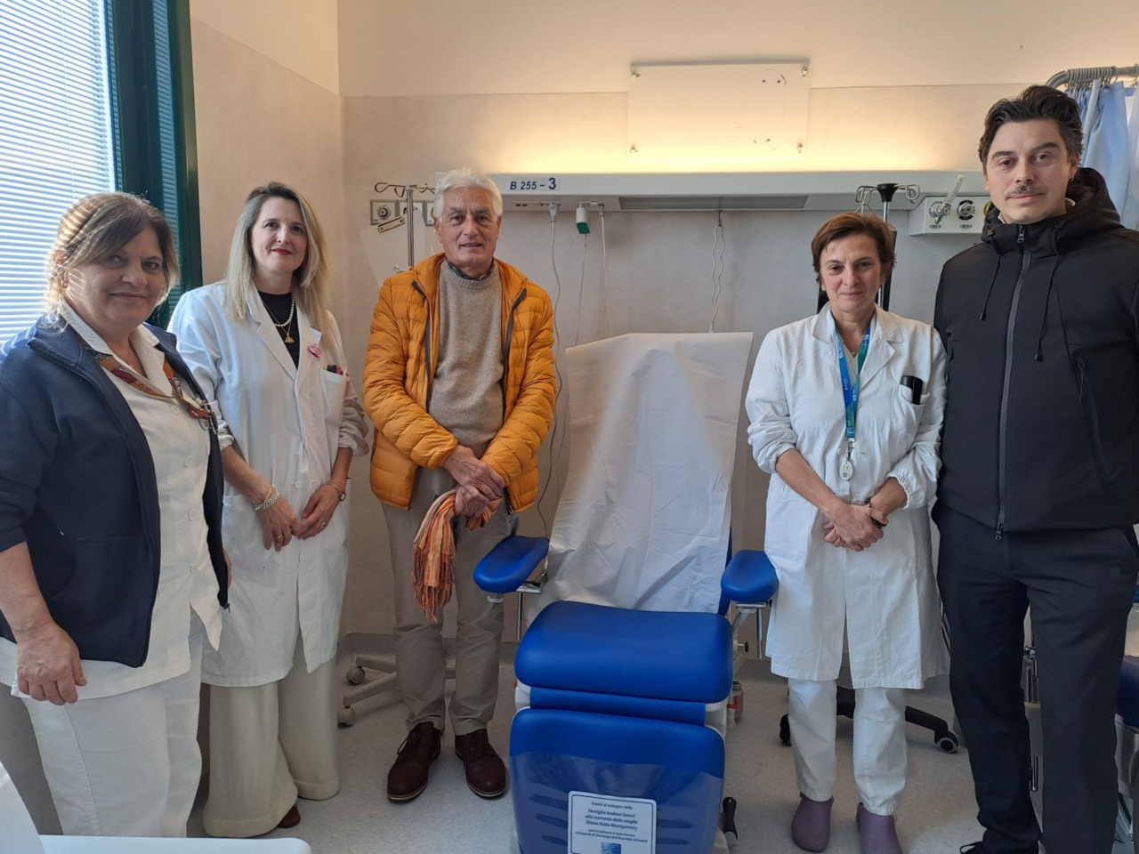 Una nuova poltrona elettromedicale all’Ospedale San Giuseppe