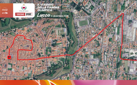 La fiaccola olimpica accende l’attesa a Lucca: svelato il percorso tra storia e sport
