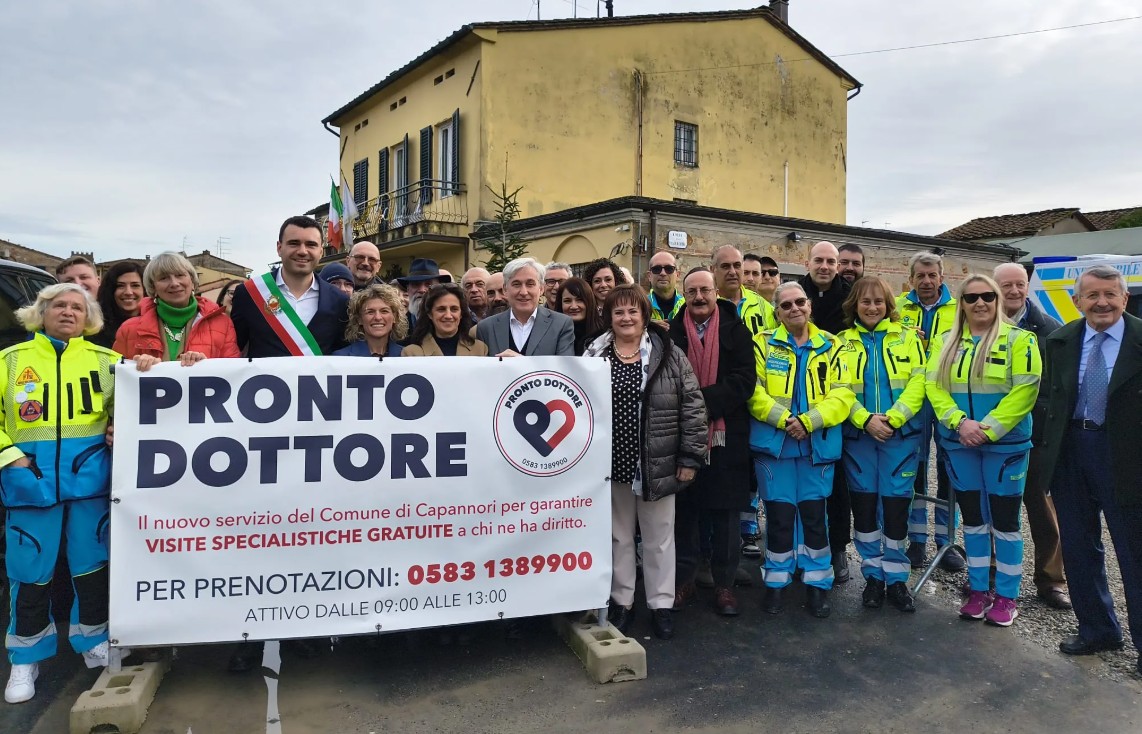 Capannori avvia “Pronto Dottore”: ambulatori gratuiti per cittadini fragili