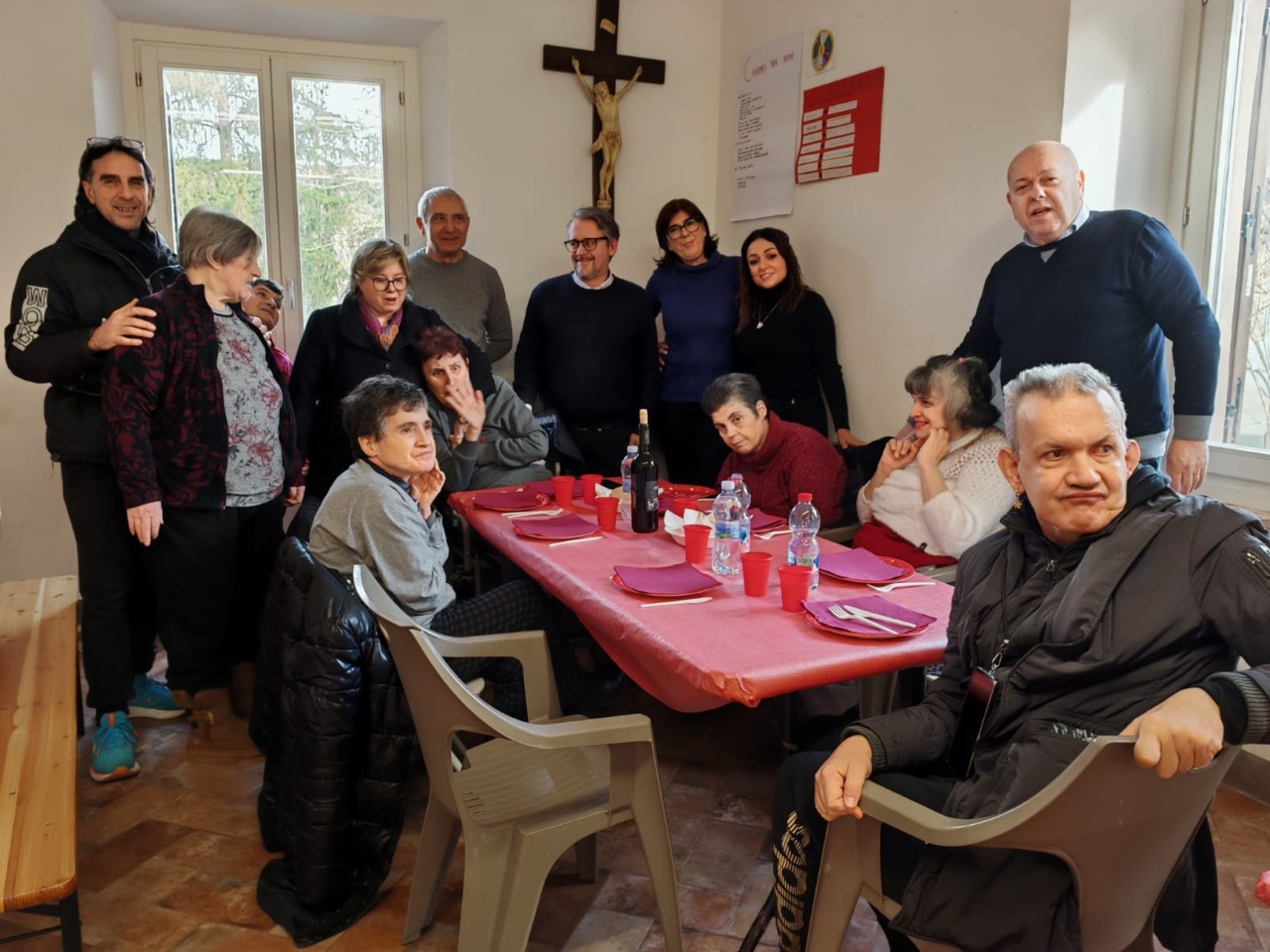 Pranzo natalizio all’insegna dell’inclusione e della solidarietà all’istituto di Agazzi