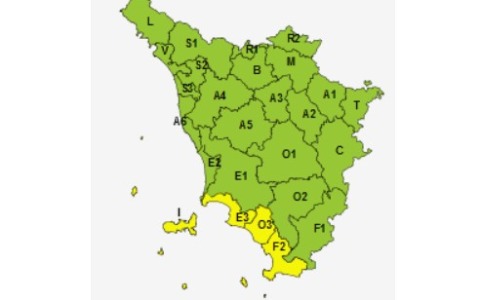 Maltempo, esteso a mercoledì il codice giallo su isole e costa sud