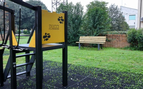 Restyling per la nuova area giochi di Ponzano