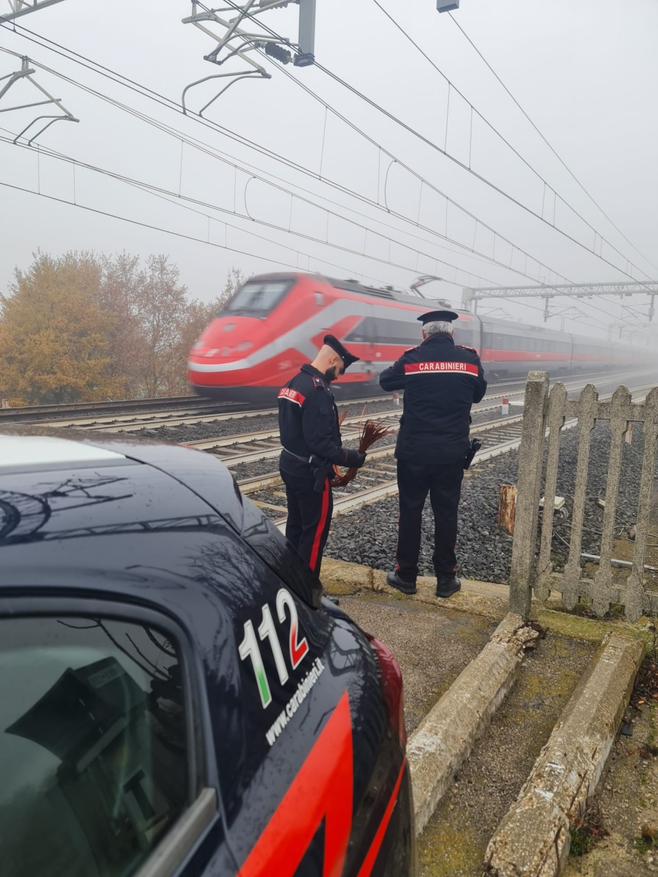 Furto di rame lungo la linea ferroviaria Direttissima, 3 arresti