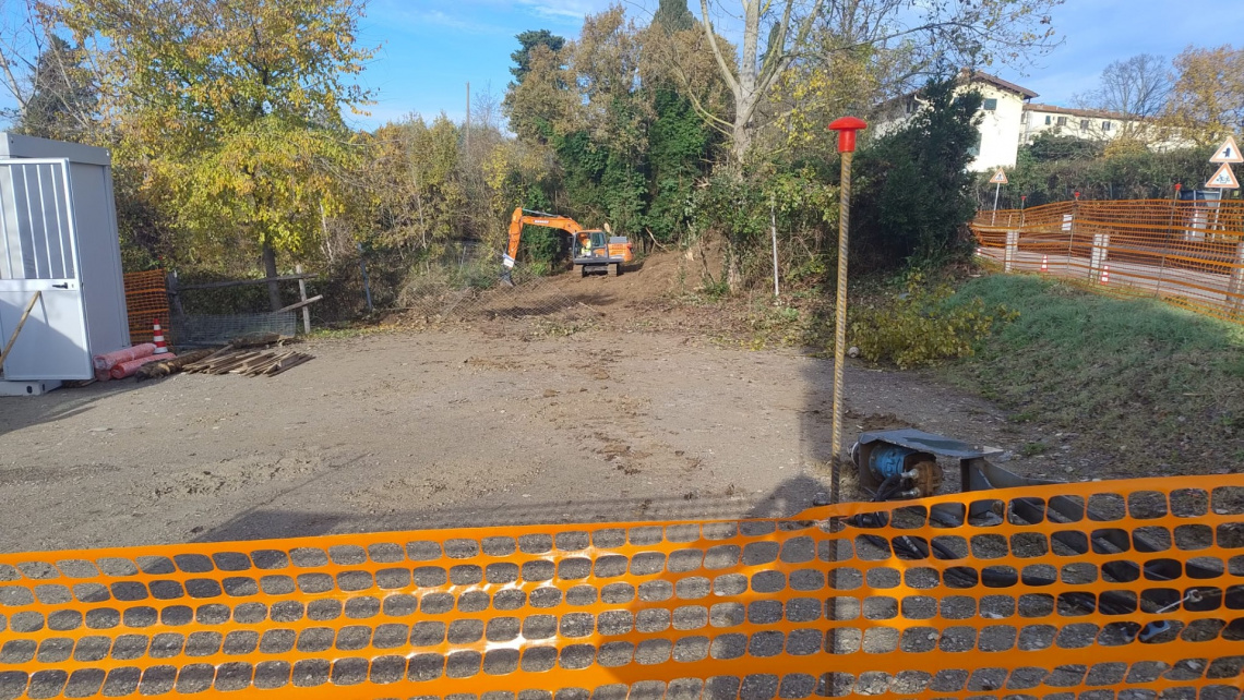 Iniziata la realizzazione di un marciapiede a Pozzolatico, “lavori attesi dal lontano 1999”