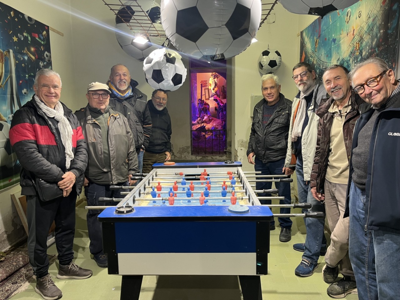 Il Presepe che si accende… giocando a biliardino: l’ultimo ritrovato tecnologico realizzato nell’ambito de “La Via dei Presepi”