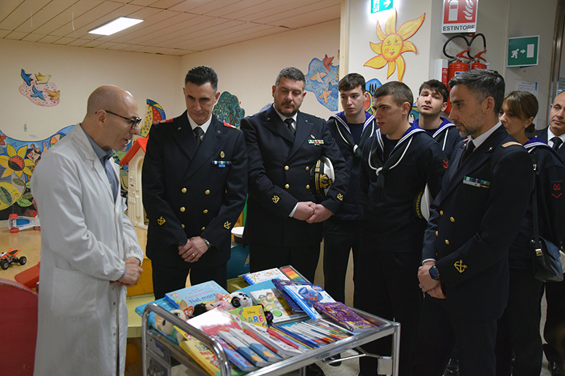L’impegno della Guardia Costiera di Porto Santo Stefano per i piccoli pazienti ospedalieri