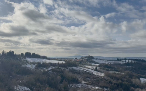 Freddo e neve, l’agricoltura ringrazia