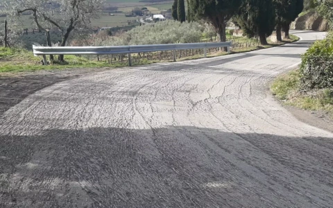 Cortona: interventi per la sicurezza sulla strada comunale del Sodo