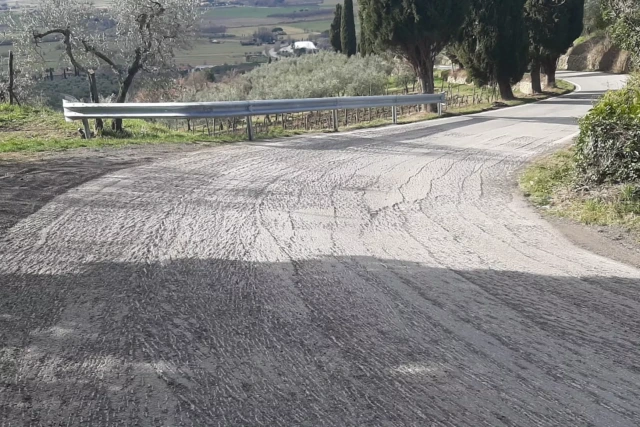 Cortona: interventi per la sicurezza sulla strada comunale del Sodo