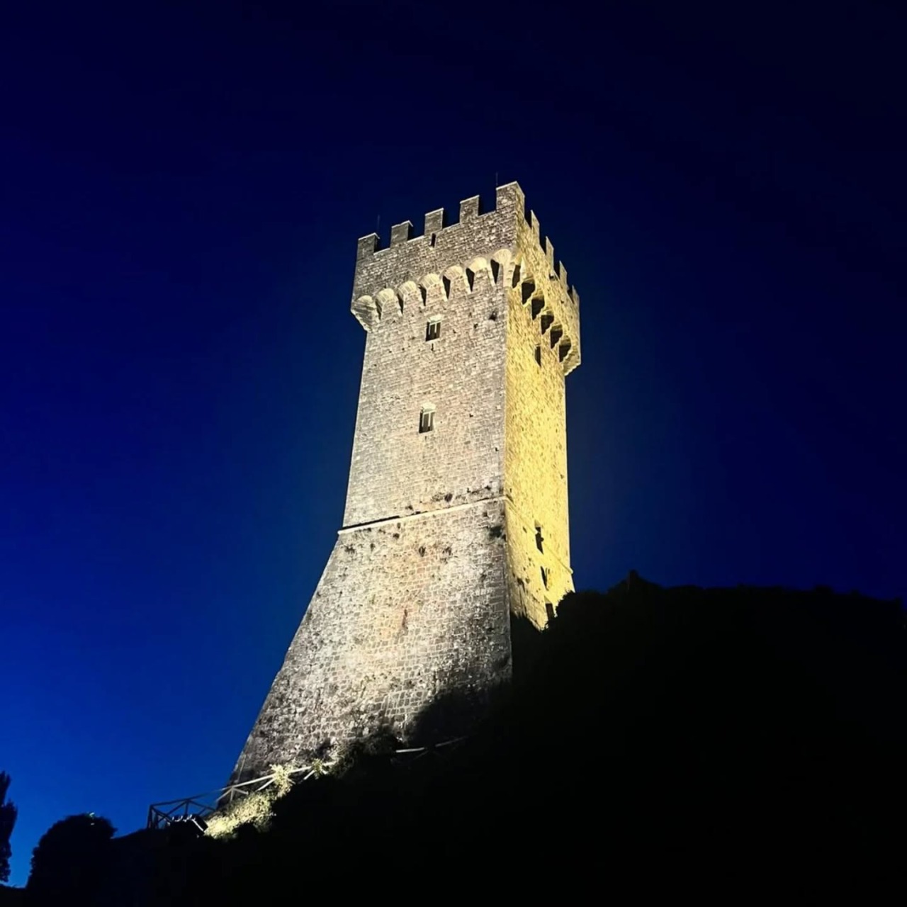 Nuova illuminazione per la Fortezza di Radicofani