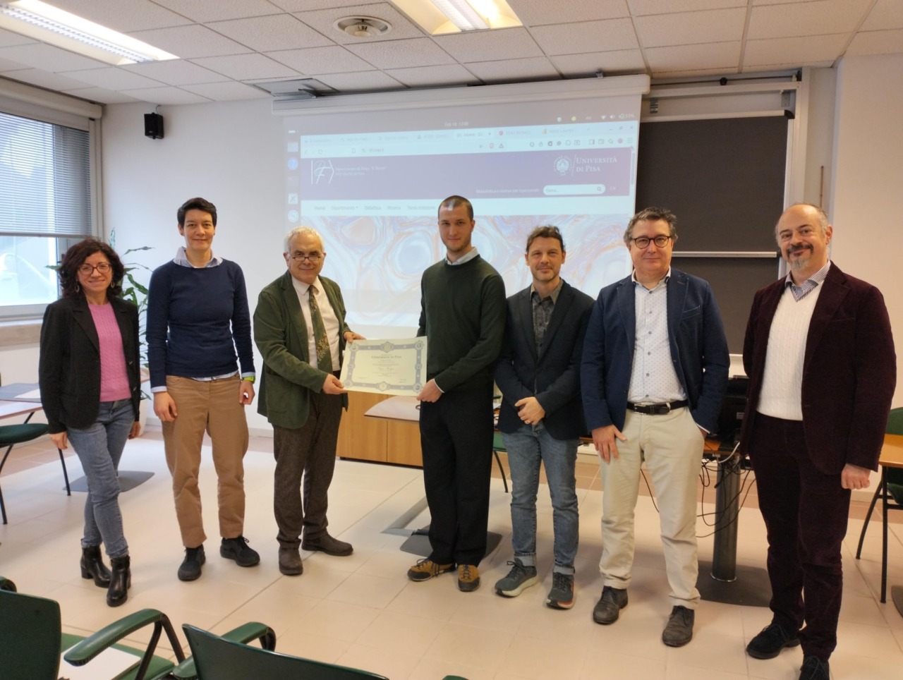 Doppio titolo in Fisica, proclamato il primo dottore magistrale del programma Mainz-Pisa