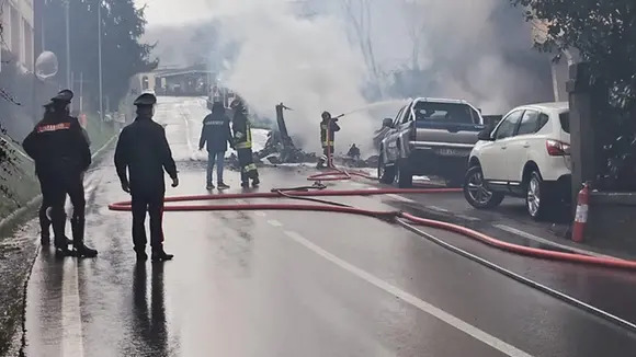 Bibbiena (Arezzo), esplode camion carico di ossigeno: tre feriti