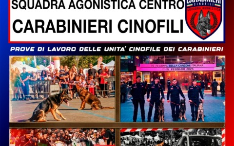 A Montecatini Terme arriva la squadra agonistica del Centro Carabinieri Cinofili