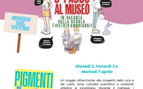 Campus Pasquali, 3 giorni dedicati alla Luce al Museo del Vetro