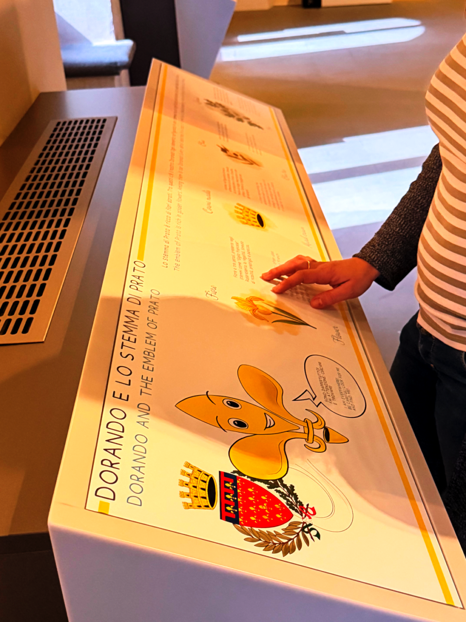 Arriva Dorando: la nuova mascotte che guida i bambini al Museo di Palazzo Pretorio