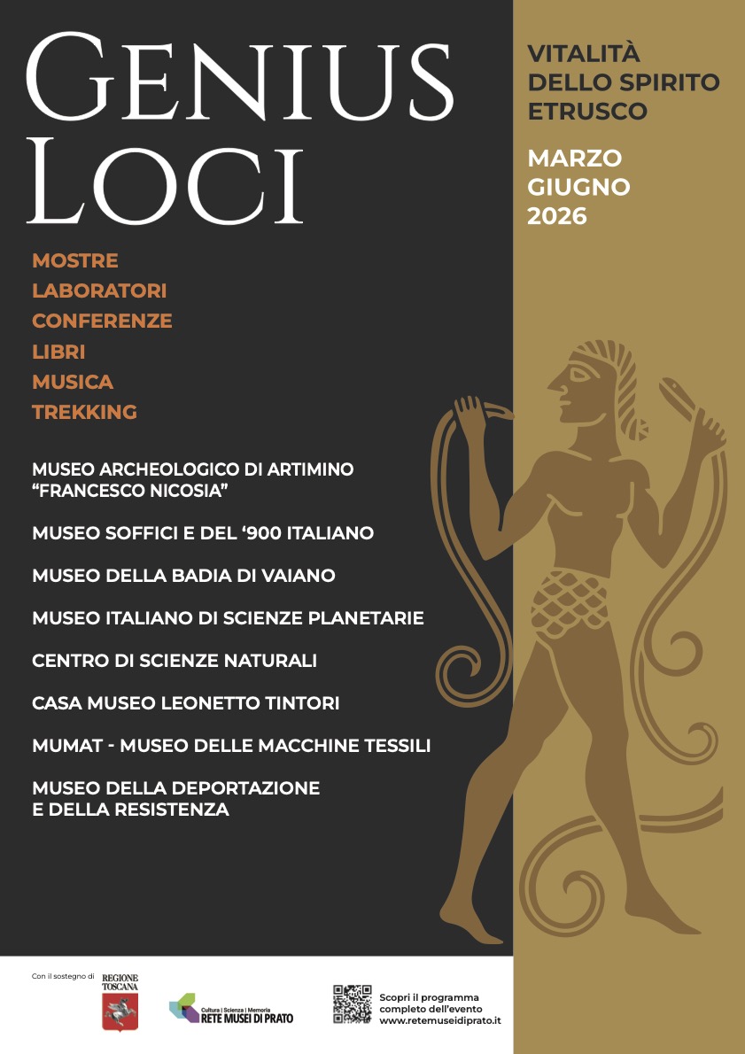 GENIUS LOCI, la vitalità dello spirito etrusco dà vita  al programma di eventi della Rete Musei di Prato