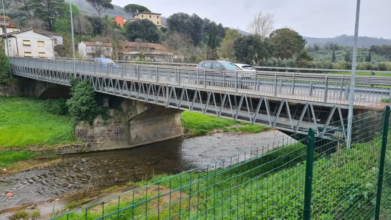 Ponte sul Nievole, la posa della prima pietra