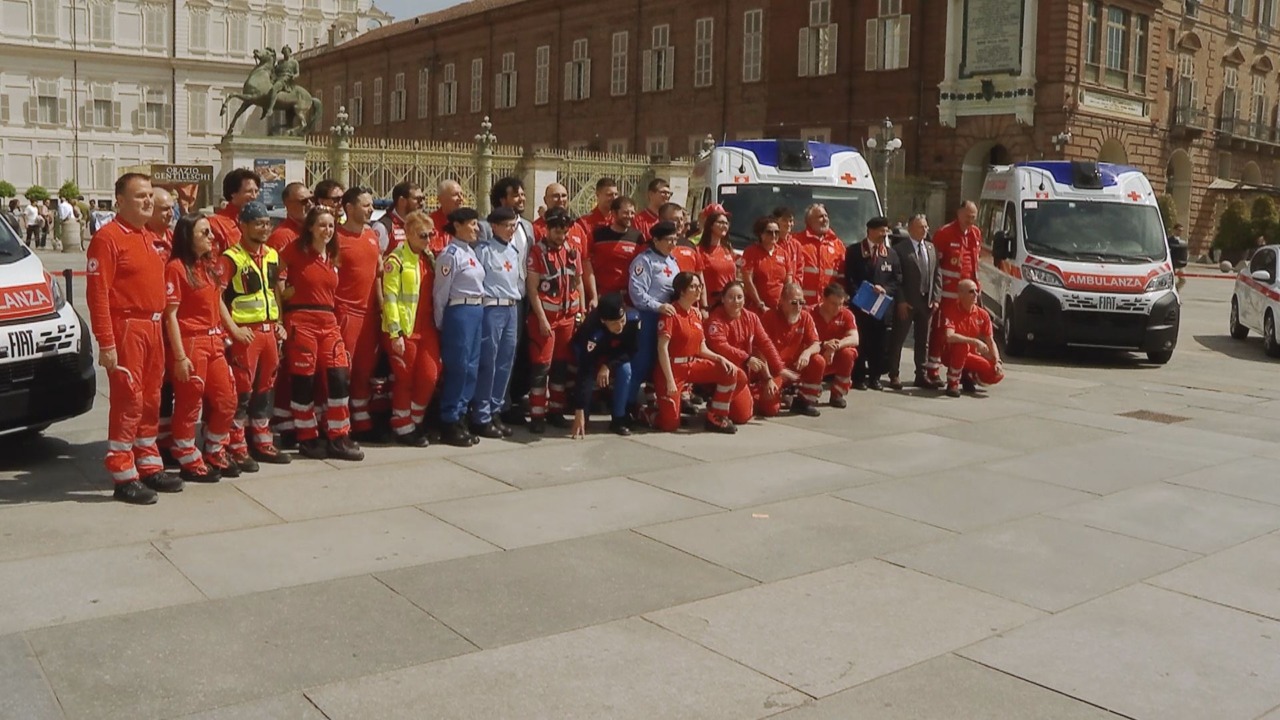 Croce Rossa: nuovi mezzi inaugurati a Torino