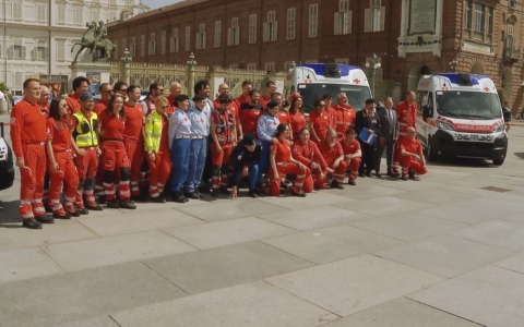 Croce Rossa: nuovi mezzi inaugurati a Torino